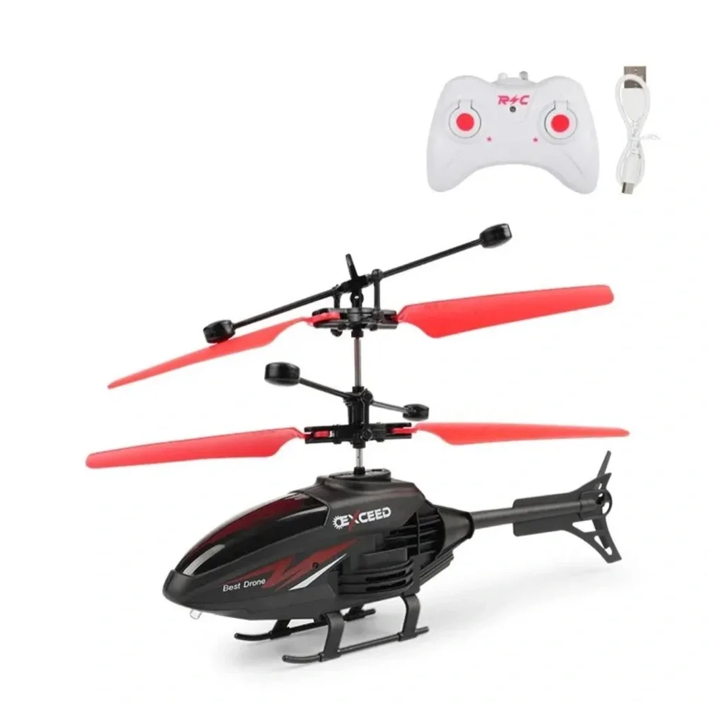 Remote Control Suspension Helicopter Drop Resistant Induction Aircraft 2 Channel